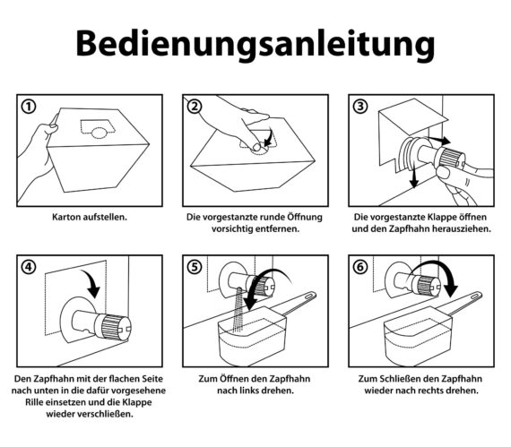 Bag-in-Box Bedienungsanleitung